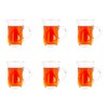 Vitrignis Turkish Tea Glasses With Handle - Small 5.2oz Tea