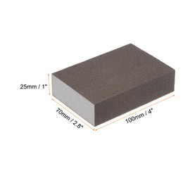 HARFINGTON 10pcs Superfine Sanding Sponge Blocks 800-1000 Grit Foam Sanding Block for Polishing Kitchen Metal Wood Drywall, 100x70x25mm