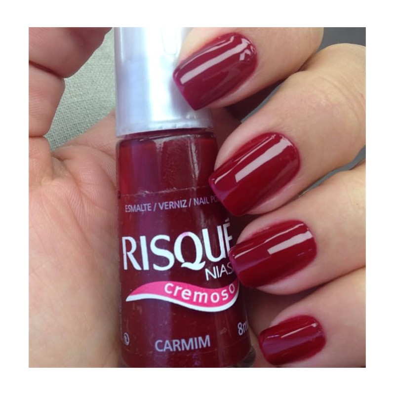 Risque Esmalte Cremoso Carmim 8ml