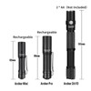 ThruNite LED Flashlight Neutral White, Archer 2A V3 450 Lumens