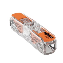 Professional Junction Box Set White with 3x Feed-Through Terminals 221-2411 and Mounting Accessories Diameter 72 x 23 mm Surface-Mounted Box Connection Box Canopy