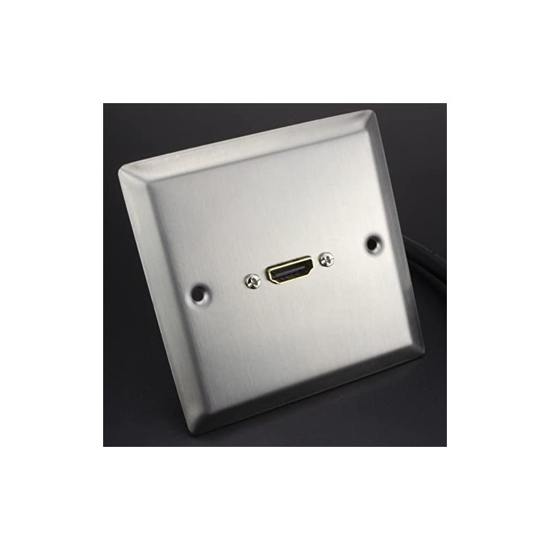HDMI 2.0 4K Single Wall Plate Faceplate Socket with Pigtail