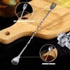 1 Cocktail-Messbecher mit 1 Cocktail-Löffel, 30ml/60ml Cocktail-Messbecher, doppelseitiger Messbecher mit