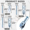 PAGOW 60 Pcs Self-Drilling Anchors, 3 Sizes Anchors and Screws