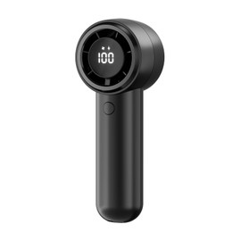 TriPole Handheld Portable Fan with LED Display, 4000mAh Rechargeable Battery, 15200RPM High Speed Airflow, Small Personal Hand Held Mini Turbo Fan for Outdoor Trip Beach Camping Walk Travel Essential