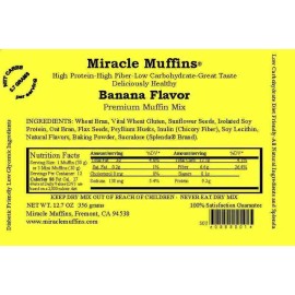 Miracle Muffins - Sugar Free - Splenda - 9 Flavors! - Gingerbread