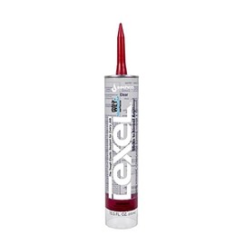Sashco Inc 13010 6 Pack 10.5 oz. Lexel Adhesive Caulk, Clear