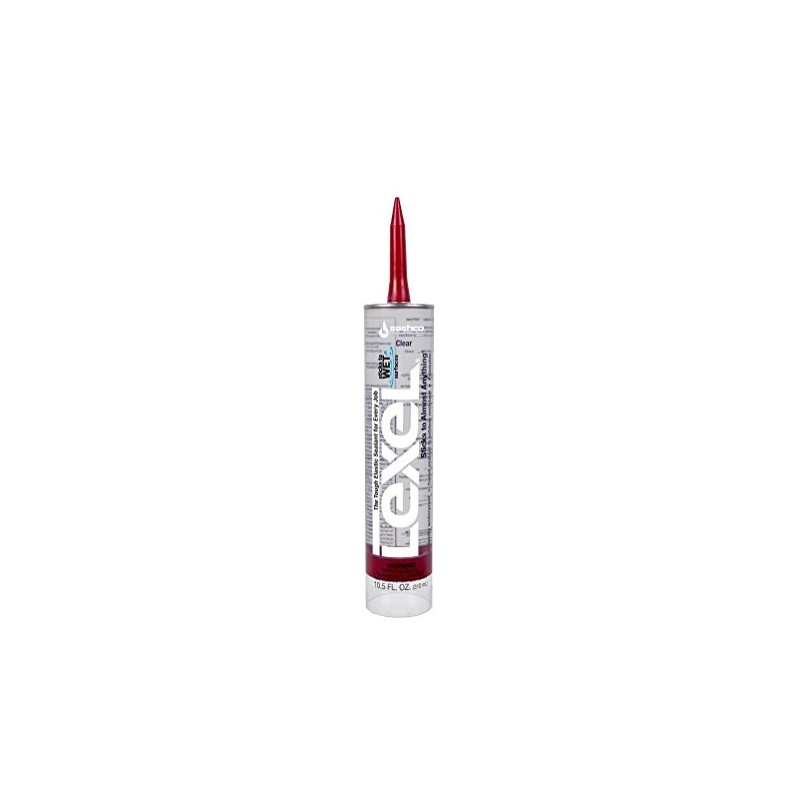 Sashco Inc 13010 6 Pack 10.5 oz. Lexel Adhesive Caulk,
