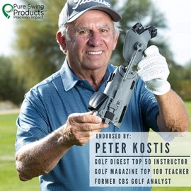 Precision Impact Golf Training Aid - Putting Trainer, Golf Swing Trainer, Golf Training Equipment, Golf Swing Trainer Aid, Golf Trainer, Golf Practice Equipment, Wrist Hinge Trainer - RH Golfers Only