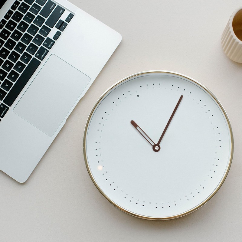 Mipcase 5 Sets Wooden Clock Hands Precision Cross Stitch Clock