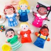 Poen 8 Pcs Hand Puppets Set for Kids Multicultural Hand