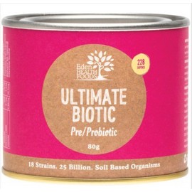 Eden Health Foods Ultimate Pre/Probiotic 25 Billion Friendly Bacteria 80g
