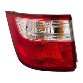 Rear Left Driver Side Outer Tail Light Assembly - Compatible with 2011-2013 Honda Odyssey (Mounted On Body)