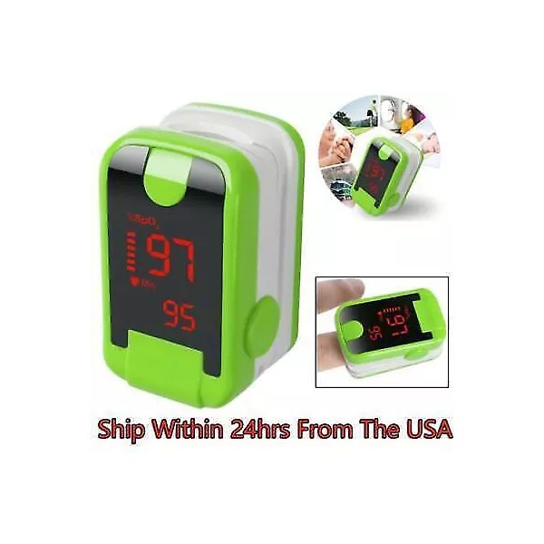 Carejoy Portable Finger Pulse Oximeter Blood Oxygen SpO2 Monitor Heart