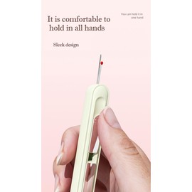 2 in 1 Automatic Needle Threaders Seam Ripper - Ideal Gifts for Sewing Enthusiasts and Crafters Seeking Efficiency and Convenience (3PCS-Purple)