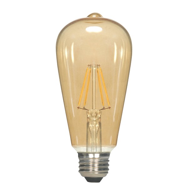 Satco S9577 Medium Bulb in Light Finish, 5.38 inches, 220Lm/Meduim