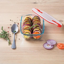 Pyrex Cook&Heat Dose, Glas, Transparent, 17 x 10 x 5 cm - 0,4 Liter, 1 Stück