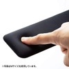 Sanwa Supply TOK-ERG6BK-S Thin Wrist Rest (2 Pieces Small Size)
