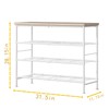 SUOERNUO Shoe Rack Organizer 4 Tier for Closet Entryway Free