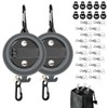 Flintronic Retractable Clothesline, 2 x 10 m Retractable Clothesline, Camping