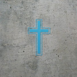 ANGDEST CLUB Decal Stickers of Cross (Azure Blue) Premium Waterproof Vinyl Decal Stickers for Laptop Phone Accessory Helmet Car Window Mug Tuber Cup Door Wall Decoration ANDSKUSd25630BE070722