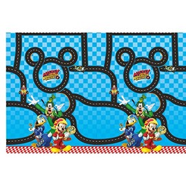 Mickey Roadster Plastik Tischdecke 120x180cm