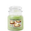 Village Candle Key Lime Tart, Medium Glass Apothecary Jar, Scented