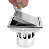 Home Stainless Steel Square Shape Anti odor Bathroom Floor Drain