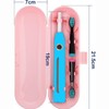 Bringsine Pack of 2 Plastic Travel Case Toothbrush Carrying Case