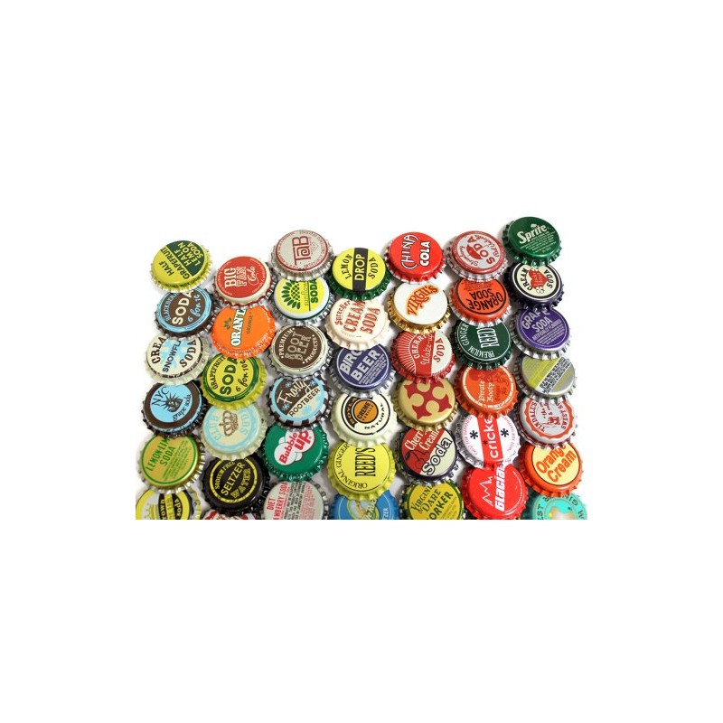 100 Vintage and Vintage Inspired Bottle Caps Random Mix