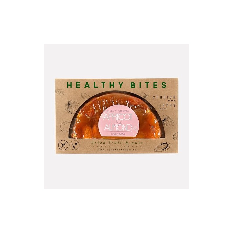 Healthy Bites by Don Gastronom. Apricot & Almond dried fruitcake.