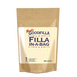 GoodFIlla White, 12 oz, Wood and Grain Filler powder, Stainable, Paintable, Sandable, Versatile | Zero Waste