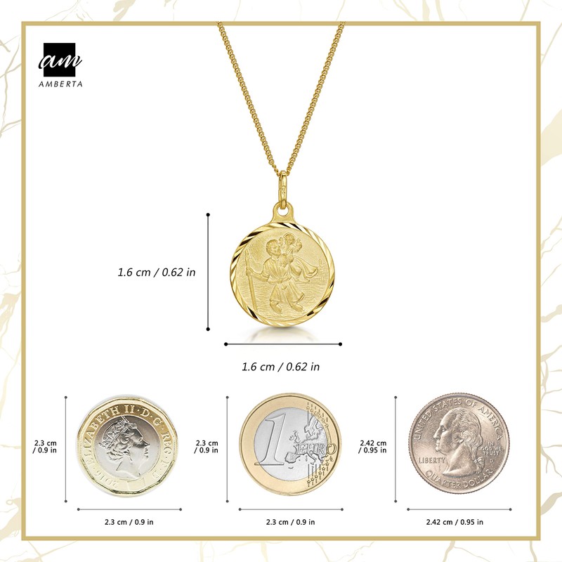 Amberta 925 Sterling Silver Medal - Various Models - Pendant