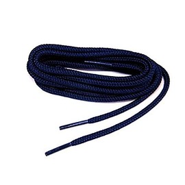 1 Pair of Collonil Shoelaces - Round - Thin - Diameter 2.0 mm - and Lengths, navy