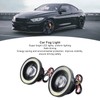 3.5in Car Fog Light Aluminum Housing Waterproof Bright LED Universal
