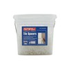 Faithfull FAITLSP31000 Tile Spacers Long Leg 3mm 1000 Pack