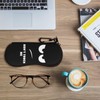 MoKo Eyeglass Case Glasses Pouch Soft Neoprene Zipper-style Water-resistant Scratch-proof