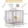 YOOSO WING Bird Carrier Travel Cage - Stainless Steel Portable