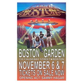 Boston Replica Boston Garden 1978 Concert Poster