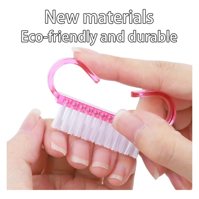 24 Pzs Cepillos Para Uñas Cepillos Limpieza De Uñas Plástico