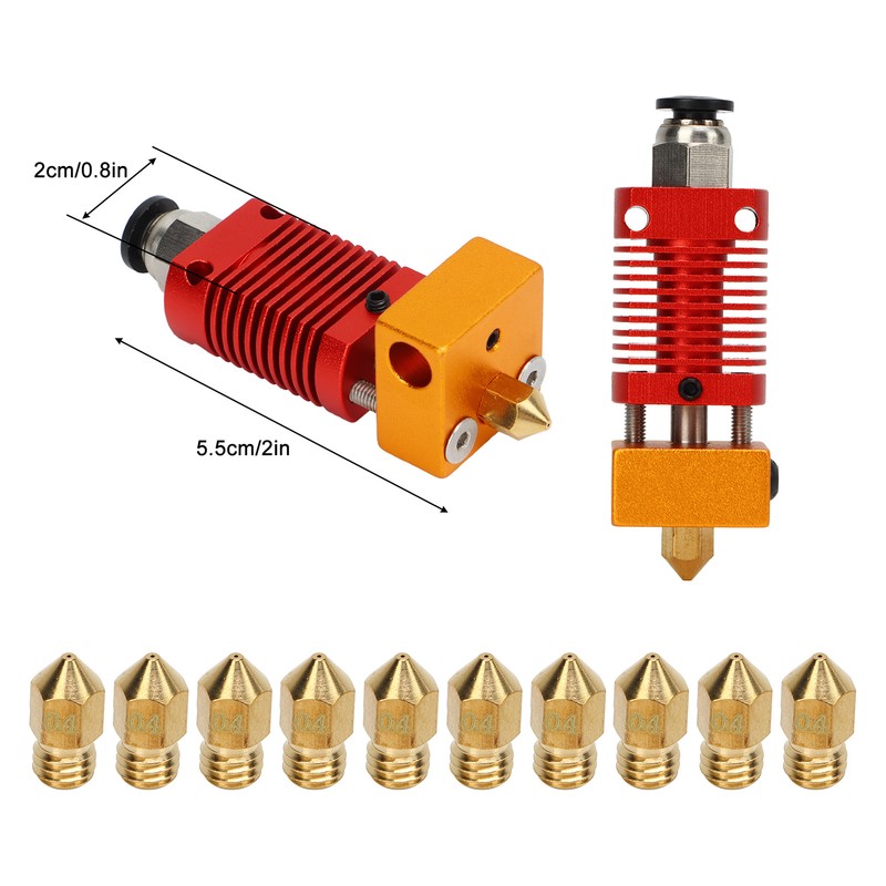 Extruder Hotend Nozzle Cleaning Kit with MK8 Nozzle Needle 5