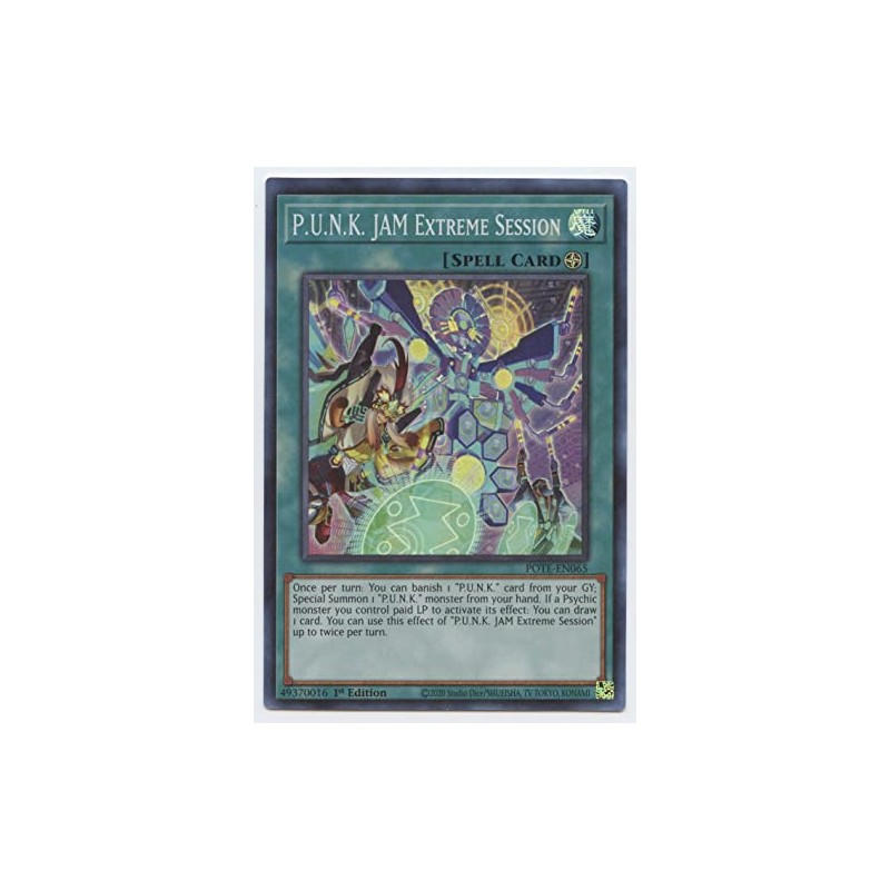P.U.N.K. JAM Extreme Session - POTE-EN065 - Super Rare -