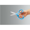 Kokuyo Aero Fit Saxa Scissors for Kids, Glueless Blue Hasa-P270B