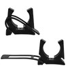 Boat Hook Holders, Black Rubber Spring Clamp Oar & Pole