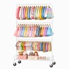 Heavy Duty Kids Clothing Rack Rolling Large Storage Capacity Dress