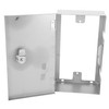 Operitacx Lockable Stainless Steel Socket Cover Heavy Duty Waterproof Electrical