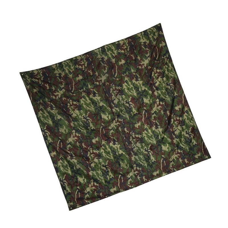 Camouflage Outdoor Portable Lightweight Rainproof Mat RainTent Tarp Shelter (3*2.9m)