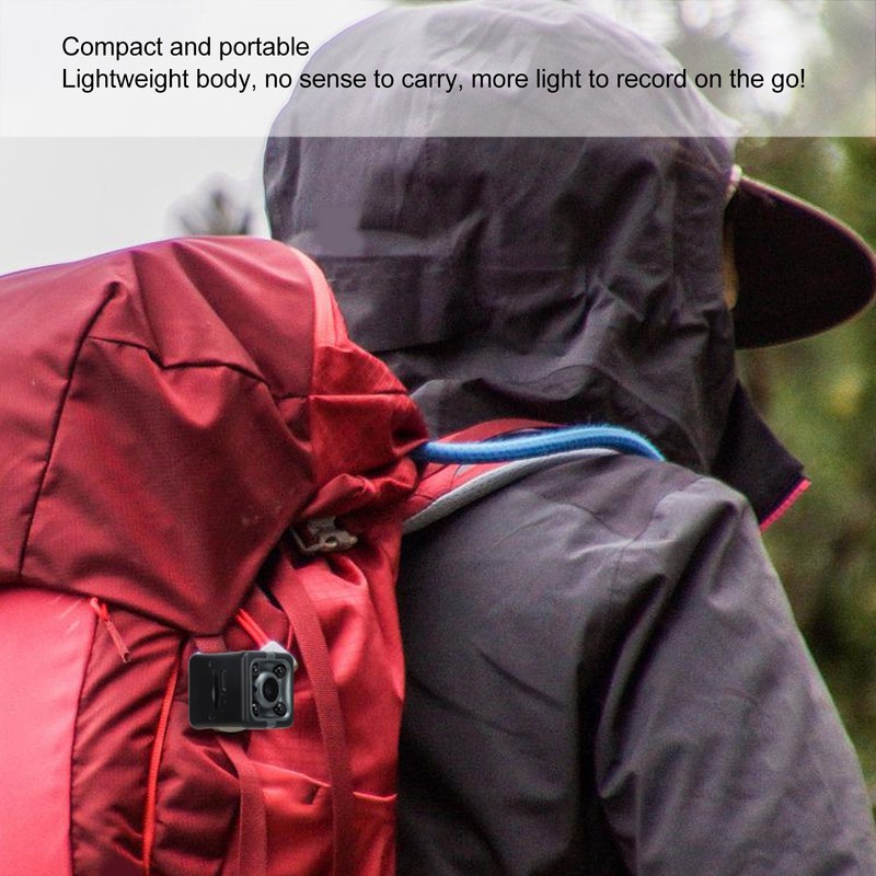 1080P HD Mini Camera with Fixed Bracket Infrared Night Camera