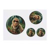 4 x 'Sasquatch Selfie' Temporary Tattoos - Water Resistant, Skin-Safe,