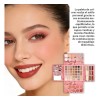 Paleta De Maquillaje De 68 Pcs Con Labial De Larga